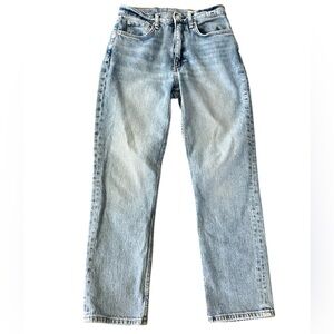 Rag & Bone Wren High-Rise Slim Straight jeans in Porter Wash Women’s 27